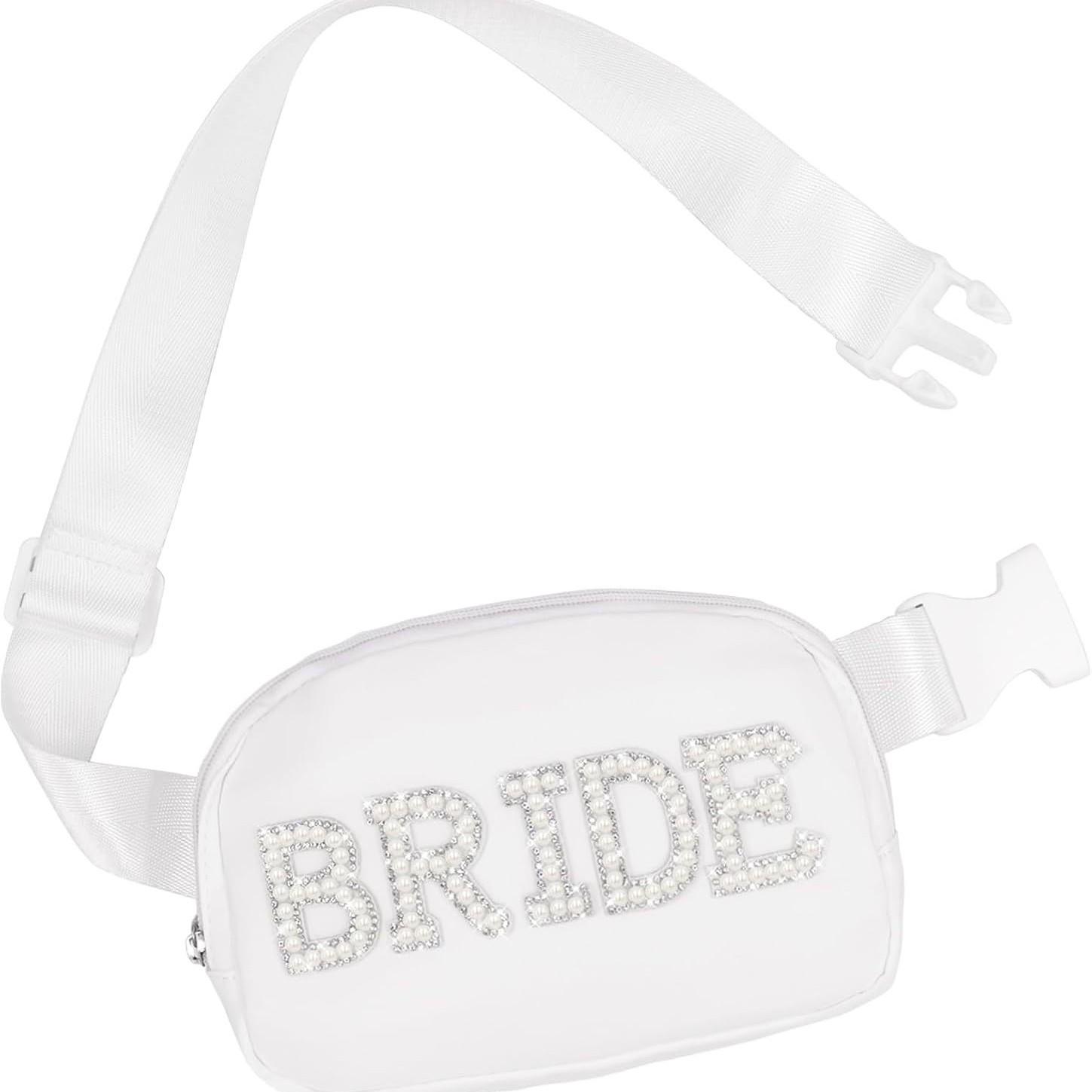 Bride, Pearl Letters, Nylon, Waterproof, Chest Bag, Waist Bag, Bridal Wedding Decoration, Wedding Gifts, Party Decorations
Bride, Pearl Letters, Nylon, Waterproof, Chest Bag, Waist Bag, Bridal Wedding Decoration, Wedding Gifts, Party Decorations