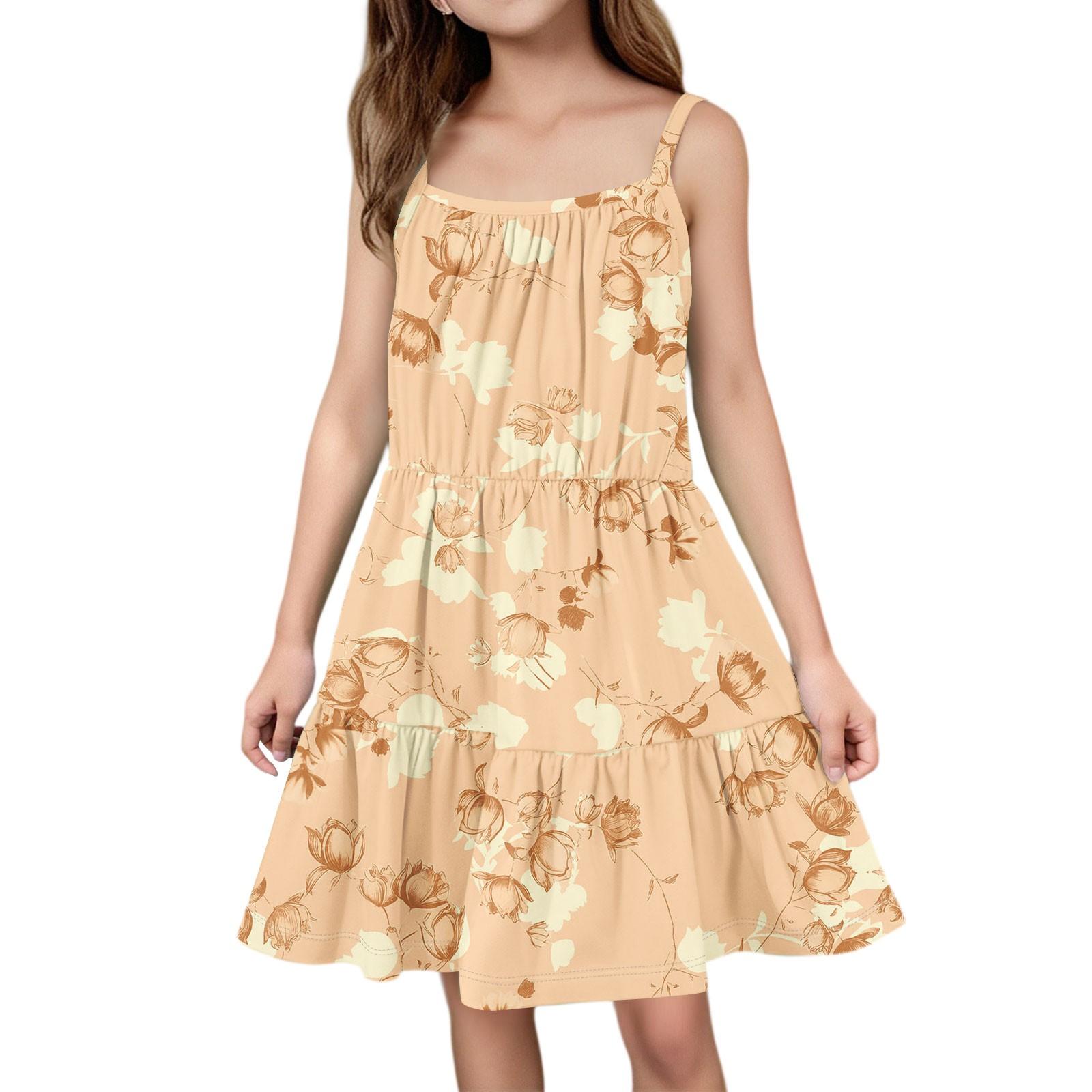 Детское летнее повседневное модное платье без рукавов с круглым вырезом 130 оранжевый
Детское летнее повседневное модное платье без рукавов с круглым вырезом 130 оранжевый