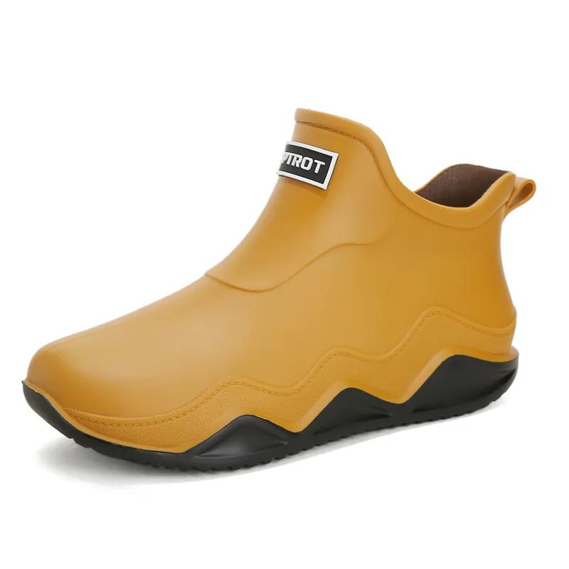 WTEMPO Короткі дощові черевики великого розміру Водонепроникне взуття для води для дорослих на відкритому повітрі протиковзання для риболовлі Зносостійке робоче кухонне взуття 44
WTEMPO Короткі дощові черевики великого розміру Водонепроникне взуття для води для дорослих на відкритому повітрі протиковзання для риболовлі Зносостійке робоче кухонне взуття 44