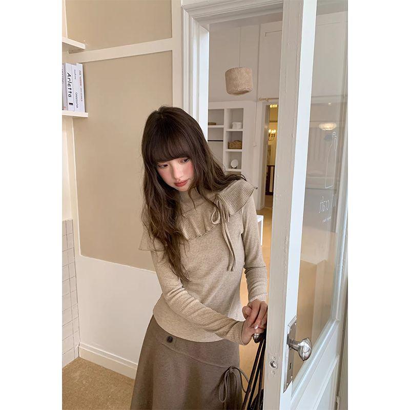 Women s Slim-Fit Two-Piece Ruffle Long Sleeve Shirt - Versatile Solid Color Spring Top Medium
Women s Slim-Fit Two-Piece Ruffle Long Sleeve Shirt - Versatile Solid Color Spring Top Medium