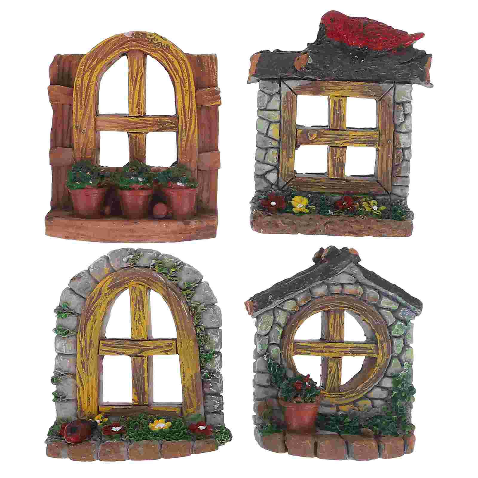 4 Pcs Miniature House Micro Landscape Ornament Plant Pots Decor Decoration Garden Adornment Bonsai Craft DIY Home 6X5CM
4 Pcs Miniature House Micro Landscape Ornament Plant Pots Decor Decoration Garden Adornment Bonsai Craft DIY Home 6X5CM