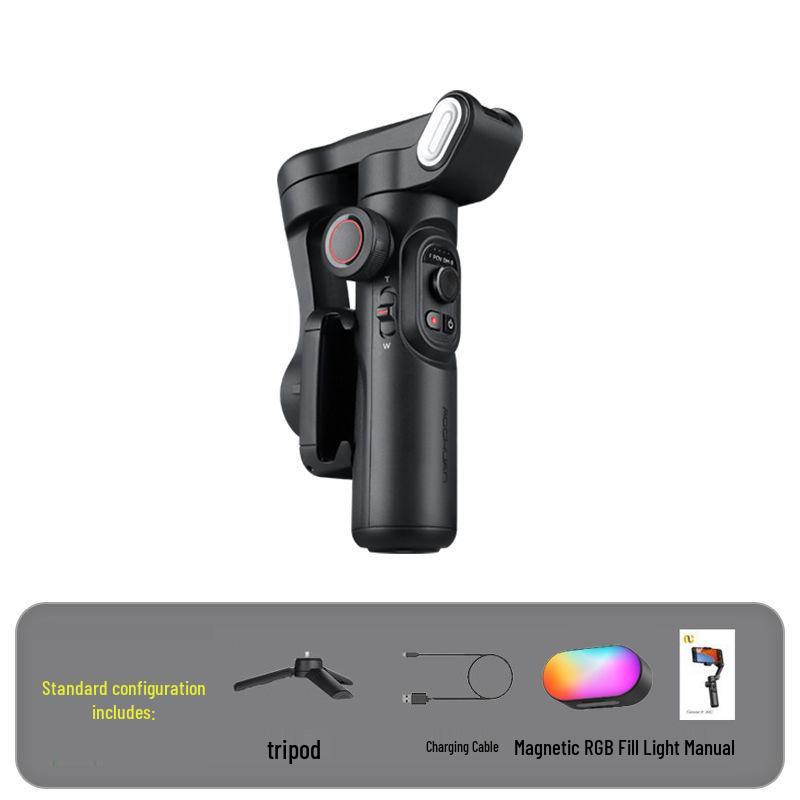 Мобильный стабилизатор Aokawa XE: Трехосевой стабилизатор для прямых трансляций и коротких видеороликов с заполняющей RGB-подсветкой
Мобильный стабилизатор Aokawa XE: Трехосевой стабилизатор для прямых трансляций и коротких видеороликов с заполняющей RGB-подсветкой