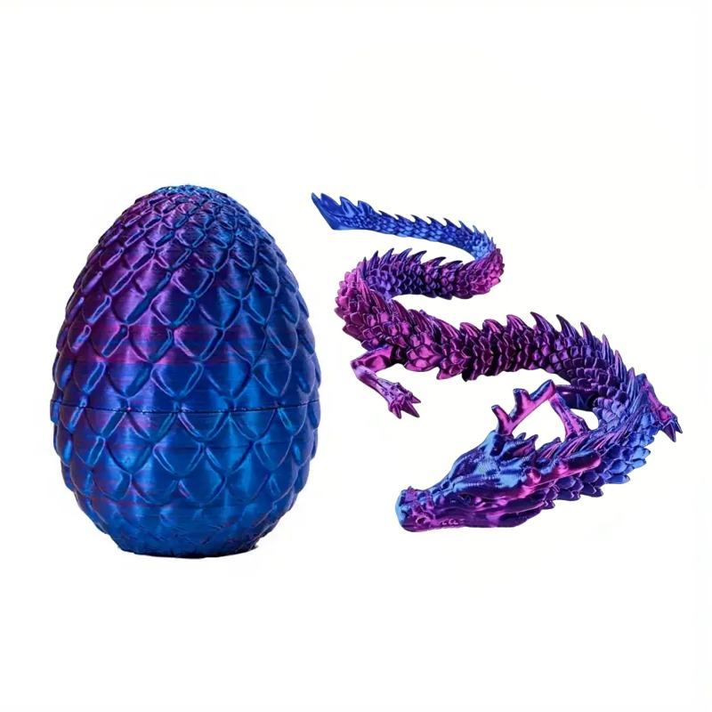1Set of Articulated 3D Printed Random Dragon With 1pc Dragon Egg- Flexibly Joints for Dynamic Display - Ideal for Home & Office
1Set of Articulated 3D Printed Random Dragon With 1pc Dragon Egg- Flexibly Joints for Dynamic Display - Ideal for Home & Office