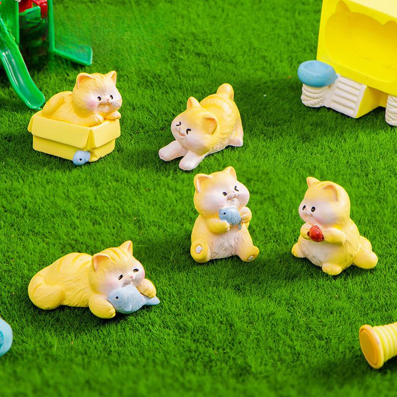 6 шт./компл., миниатюрные миниатюры с изображением кота и животного, украшения из смолы, микропейзаж, сделай сам, сказочное украшение для сада 2.2x2.6cm жёлтый
6 шт./компл., миниатюрные миниатюры с изображением кота и животного, украшения из смолы, микропейзаж, сделай сам, сказочное украшение для сада 2.2x2.6cm жёлтый