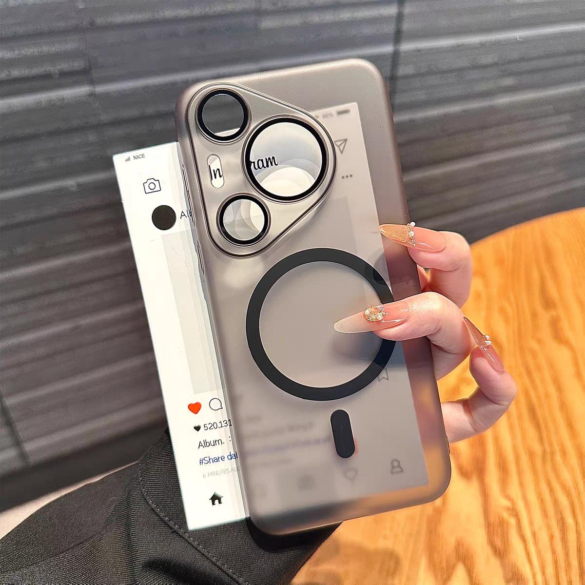 For Magsafe Ultra-Thin Matte Translucent Case For Huawei Pura 80 70 P80 P70 Ultra Mate70 Pro Plus Magnetic Wireless Charge Cover Huawei Pura 70
For Magsafe Ultra-Thin Matte Translucent Case For Huawei Pura 80 70 P80 P70 Ultra Mate70 Pro Plus Magnetic Wireless Charge Cover Huawei Pura 70
