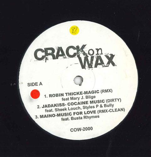 12inch Record VARIOUS Crack On Wax COW2000 CRACK ON WAX 2008 US Rap HipHopRB Used
12inch Record VARIOUS Crack On Wax COW2000 CRACK ON WAX 2008 US Rap HipHopRB Used