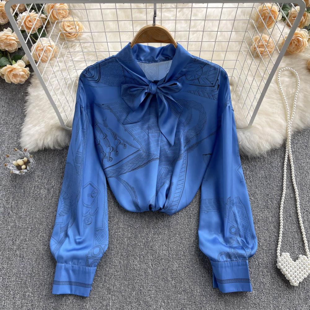 RUGOD 2022, весенняя новая рубашка с темпераментным принтом и бантом, французская шифоновая рубашка, топ, свободная и тонкая рубашка в западном стиле, ленивая рубашка
RUGOD 2022, весенняя новая рубашка с темпераментным принтом и бантом, французская шифоновая рубашка, топ, свободная и тонкая рубашка в западном стиле, ленивая рубашка