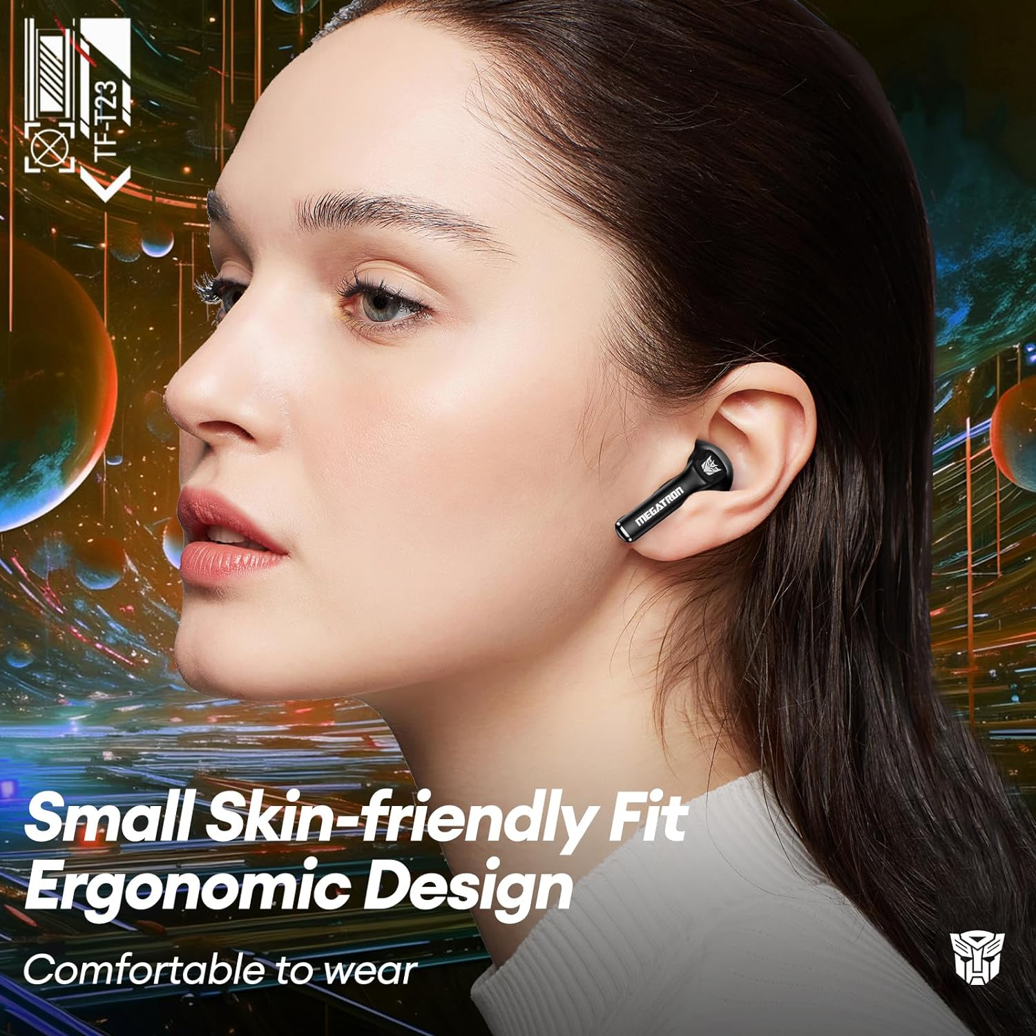 Transformers TF-T23 Wireless Bluetooth 5.4 Bass Stereo Earphones, Bluetooth Earbuds in Ear HD Mic, 60H Playtime Ear Buds, IPX5 Sweatproof
Transformers TF-T23 Wireless Bluetooth 5.4 Bass Stereo Earphones, Bluetooth Earbuds in Ear HD Mic, 60H Playtime Ear Buds, IPX5 Sweatproof