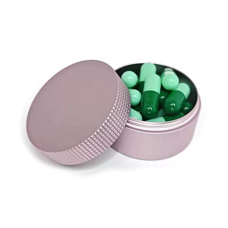 Metal Round Pill Case Convenient Pill Case Sealed Waterproof Storage Box Pocket Purse Medicine рожевий
Metal Round Pill Case Convenient Pill Case Sealed Waterproof Storage Box Pocket Purse Medicine рожевий