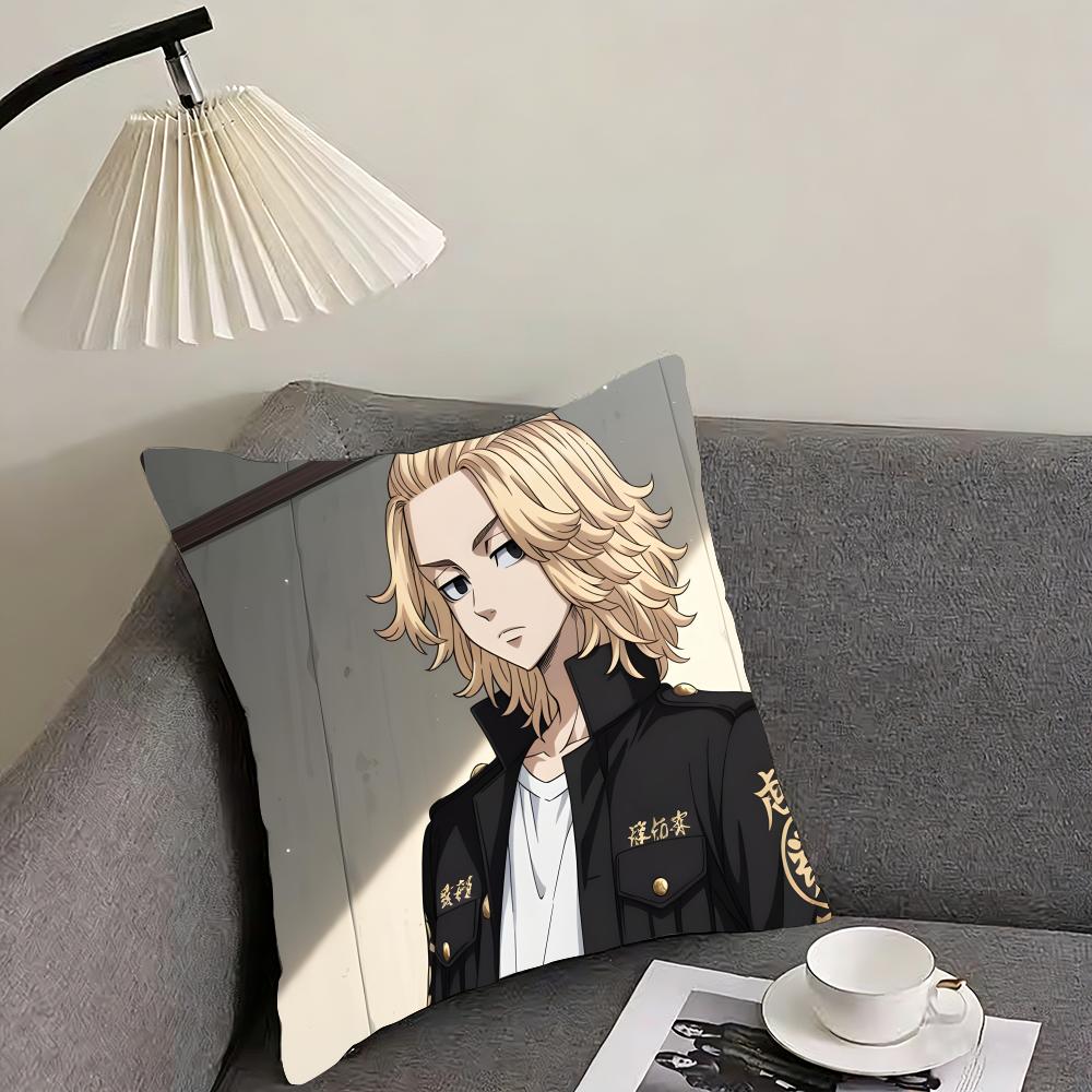 TTokyo RevengerR Anime Cushion Cover Pillowcase Ultra Soft Skin Friendly Fabric Cloud Like Comfort Concealed Zipper 30x30cm
TTokyo RevengerR Anime Cushion Cover Pillowcase Ultra Soft Skin Friendly Fabric Cloud Like Comfort Concealed Zipper 30x30cm