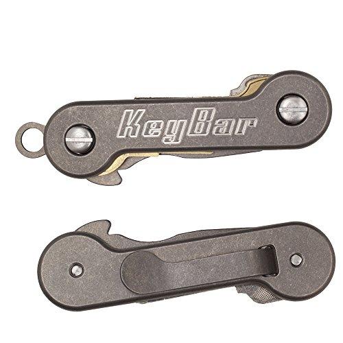 KeyBar Stonewashed Titanium USA Made Key Organizer EDC Tool | Everyday Carry Compact Key Holder Multi-Tool and Keychain Organizer with Pocket Clip (Ho
KeyBar Stonewashed Titanium USA Made Key Organizer EDC Tool | Everyday Carry Compact Key Holder Multi-Tool and Keychain Organizer with Pocket Clip (Ho