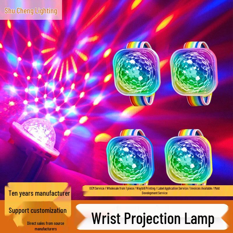 Cross-border Car Ambient Bracelet with Projection and Colorful Mini Stage Light Blue USB
Cross-border Car Ambient Bracelet with Projection and Colorful Mini Stage Light Blue USB