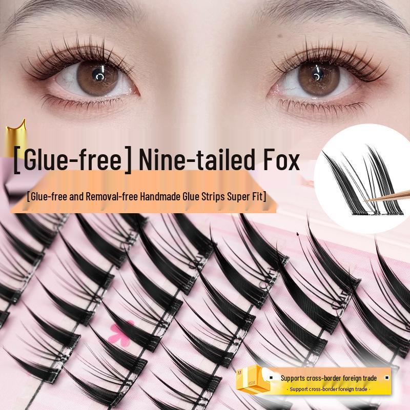 Nine-Tailed Fox Series: Natural Self-Adhesive False Eyelashes - Dense, Fine Stem, Single Cluster Design
Nine-Tailed Fox Series: Natural Self-Adhesive False Eyelashes - Dense, Fine Stem, Single Cluster Design