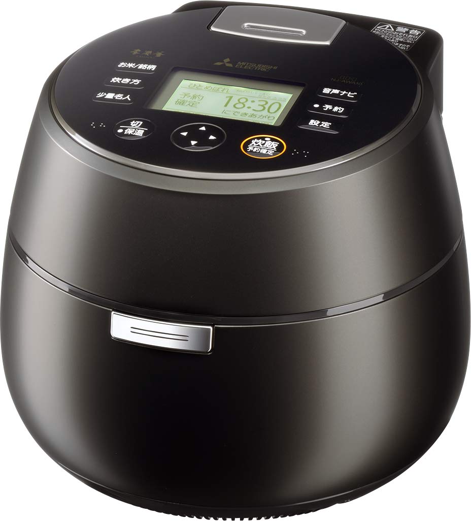Mitsubishi Electric Rice IH Made in Genuine Charcoal KAMADO Yoshijun Black Pearl Black Cooker, 5.5 Cups, Type, Japan, Pot, Brand Cooking, NJ-AWA10-B чорний
Mitsubishi Electric Rice IH Made in Genuine Charcoal KAMADO Yoshijun Black Pearl Black Cooker, 5.5 Cups, Type, Japan, Pot, Brand Cooking, NJ-AWA10-B чорний