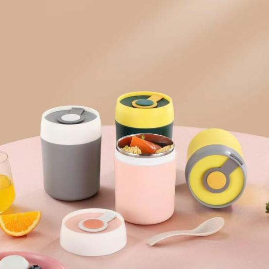 1 Set 500ml Milk Cup Leakproof Food Grade Invisible Handle Keep Warm with Spoon Stainless Steel Student Soup Insulated Cup Home Supplies
1 Set 500ml Milk Cup Leakproof Food Grade Invisible Handle Keep Warm with Spoon Stainless Steel Student Soup Insulated Cup Home Supplies
