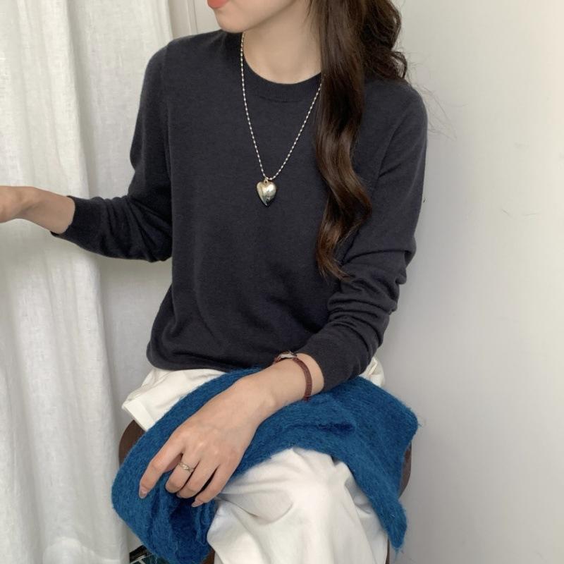 Basic, crew neck 0 wool knitted bottoming shirt top women s autumn new pullover long simple sweater XL
Basic, crew neck 0 wool knitted bottoming shirt top women s autumn new pullover long simple sweater XL