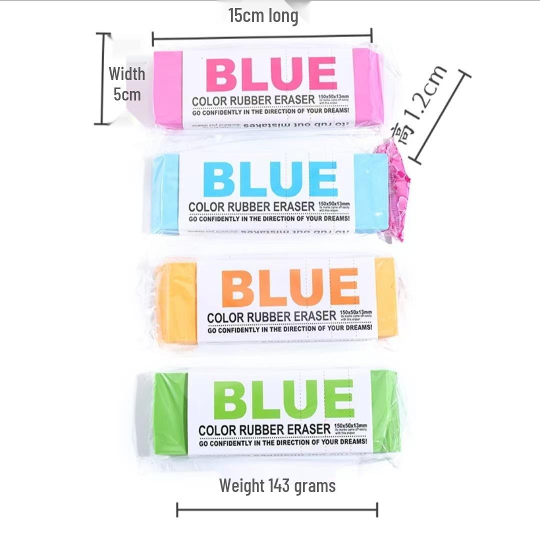 Jumbo No-Residue Student Eraser - Minimal Crumbs, Ideal for School & Office Use 15-5-1.1 cm Blue Eraser маджента
Jumbo No-Residue Student Eraser - Minimal Crumbs, Ideal for School & Office Use 15-5-1.1 cm Blue Eraser маджента