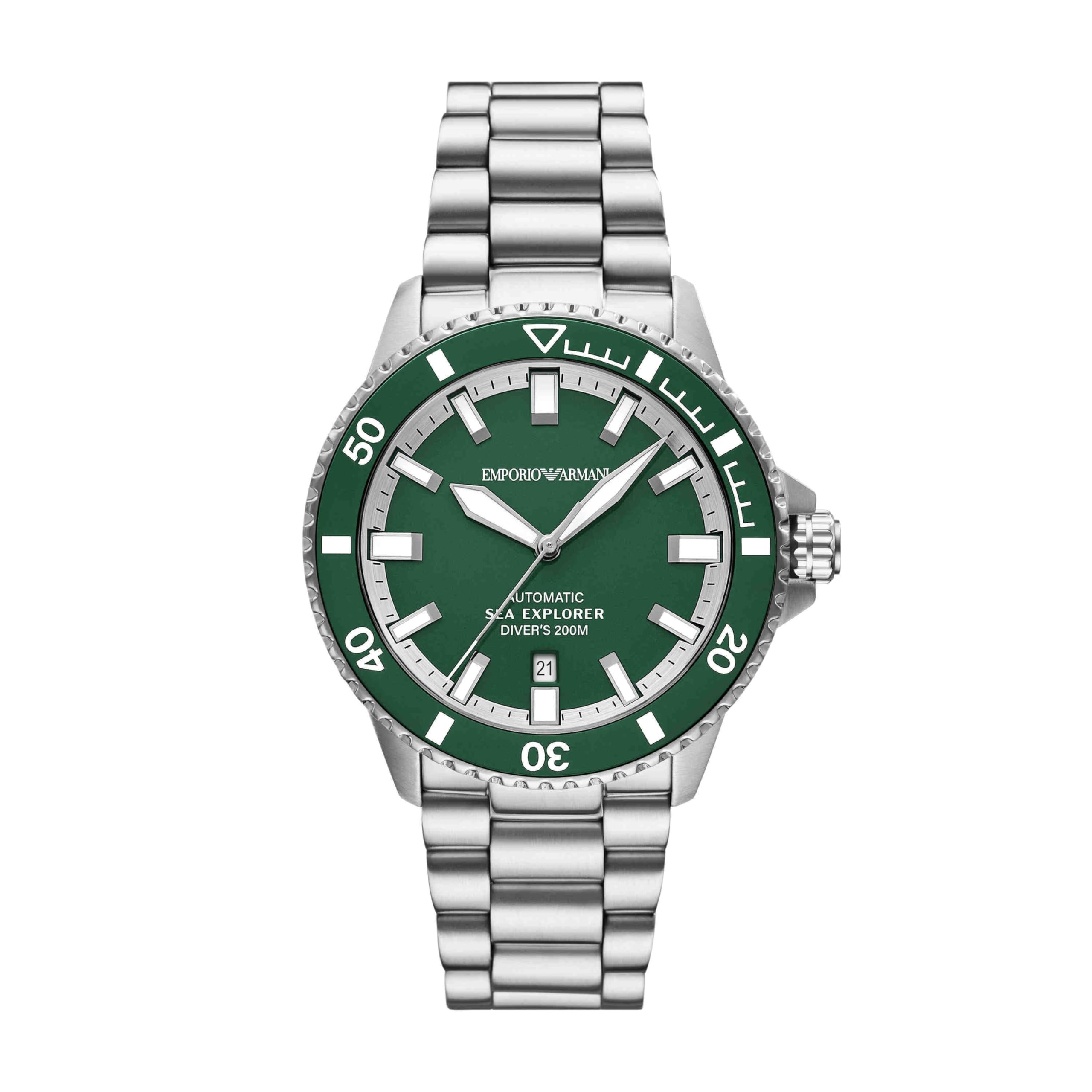Emporio Armani Sea Explorer AR60088 Silver Watch Men s
Emporio Armani Sea Explorer AR60088 Silver Watch Men s