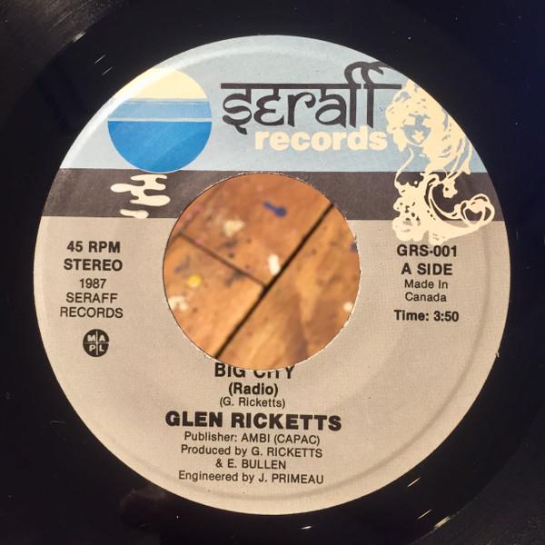 7inch Record GLEN RICKETTS Big City Radio GRS001 Seraff Records 1987 Canada Reggae Ska Dub Used
7inch Record GLEN RICKETTS Big City Radio GRS001 Seraff Records 1987 Canada Reggae Ska Dub Used