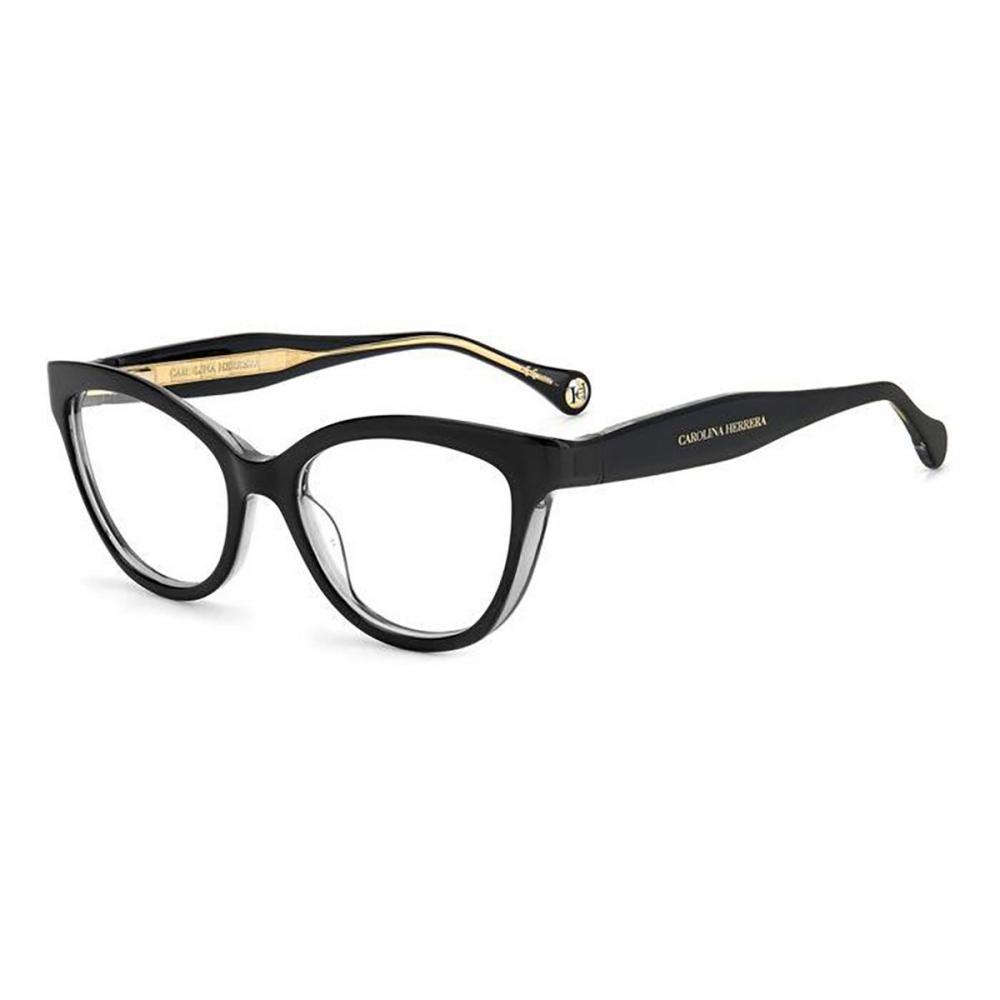 Carolina Herrera Women Eyeglasses Ch 0017 08a Black Clear/52-18-145
Carolina Herrera Women Eyeglasses Ch 0017 08a Black Clear/52-18-145