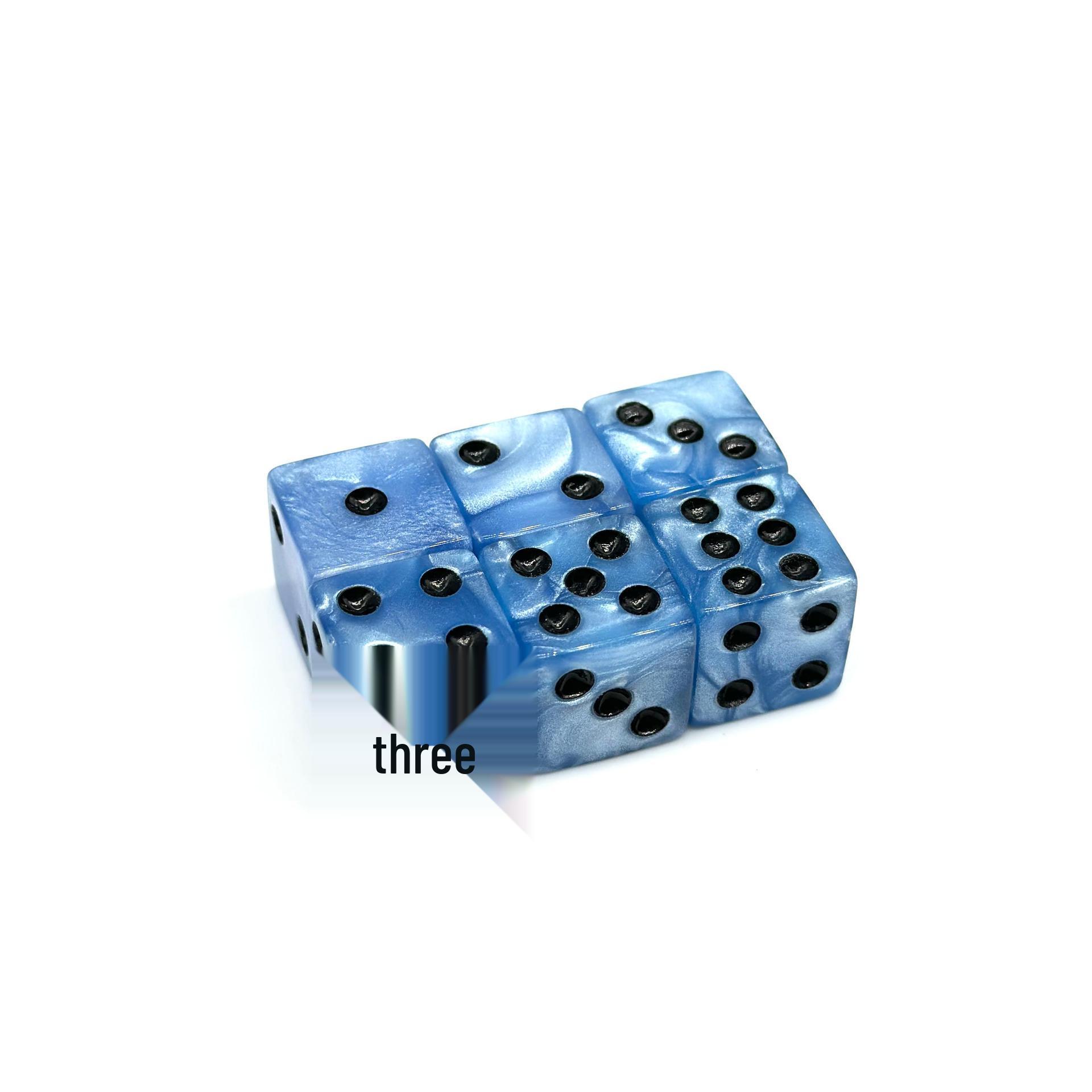 14mm Right Angle Pearl Pattern Colored Acrylic Dice with Marble Sulfur Design
14mm Right Angle Pearl Pattern Colored Acrylic Dice with Marble Sulfur Design