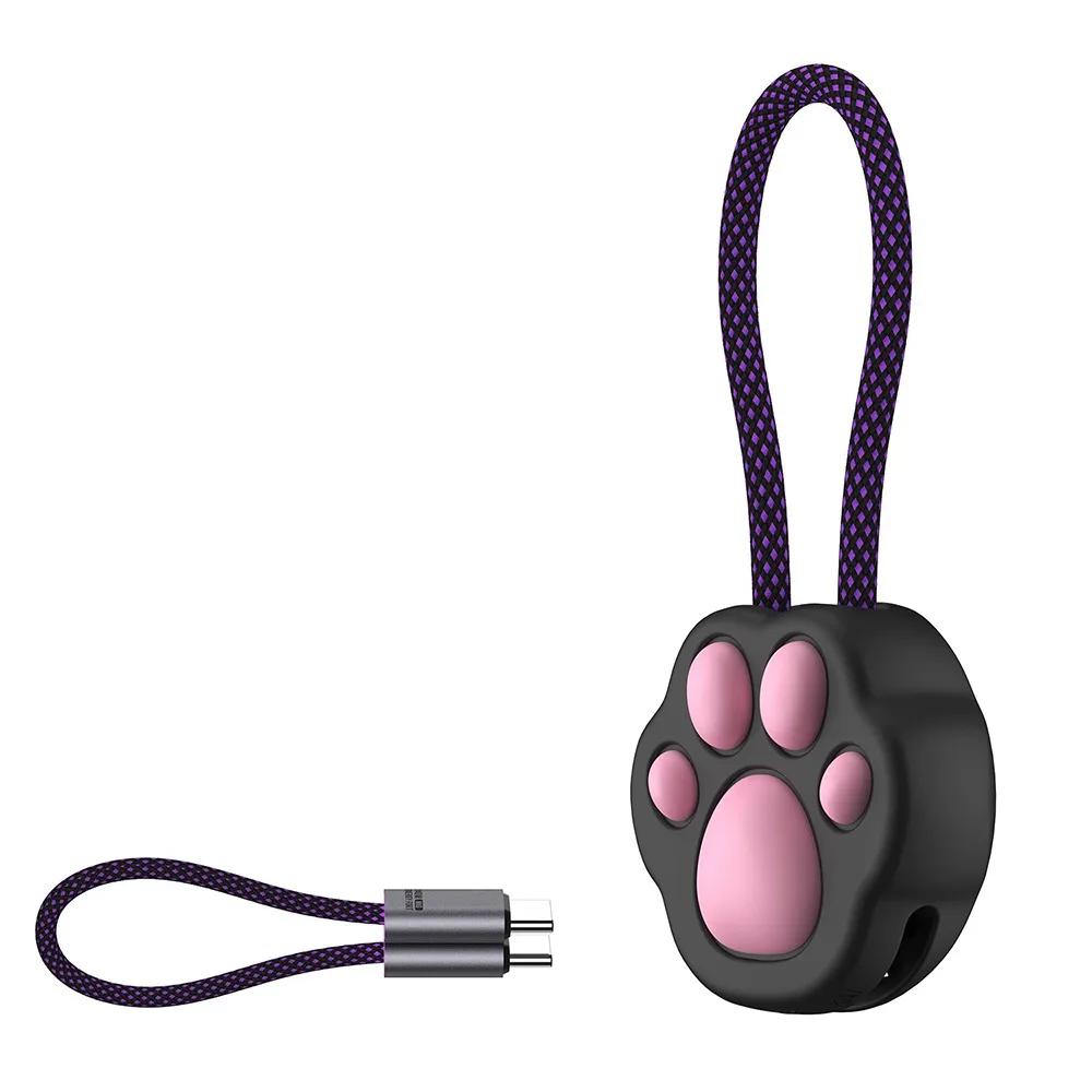TYPE-C to TYPE-C Cable Cat Paws Data Cable Winder 240W Max Fast Charging Cable Organizer Magnetic Attraction 480Mbps
TYPE-C to TYPE-C Cable Cat Paws Data Cable Winder 240W Max Fast Charging Cable Organizer Magnetic Attraction 480Mbps