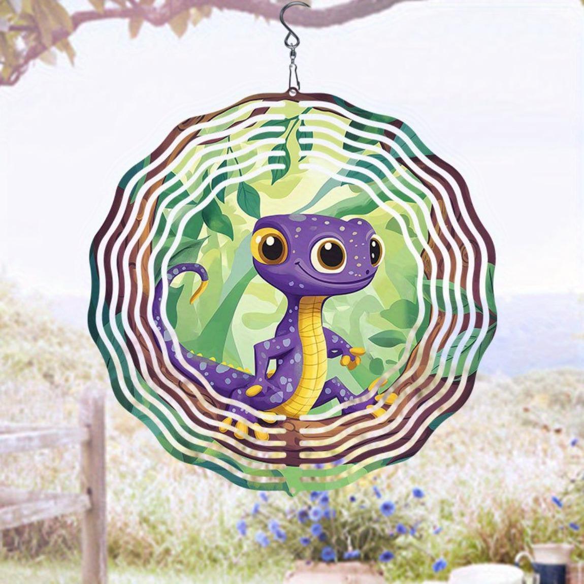 Classic Purple Lizard Pattern Metal Wind Chime Kinetic Hanging Ornament for Outdoor Christmas Thanksgiving Gift Lawn Garden Decor
Classic Purple Lizard Pattern Metal Wind Chime Kinetic Hanging Ornament for Outdoor Christmas Thanksgiving Gift Lawn Garden Decor