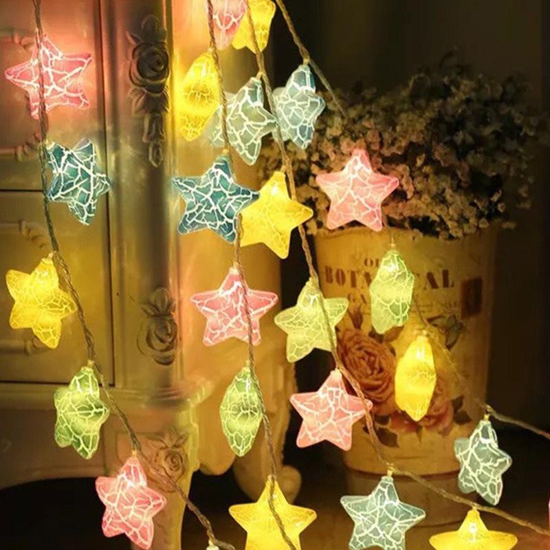 LED Star and Heart String Lights for Wedding and Bedroom Decoration Blue
LED Star and Heart String Lights for Wedding and Bedroom Decoration Blue