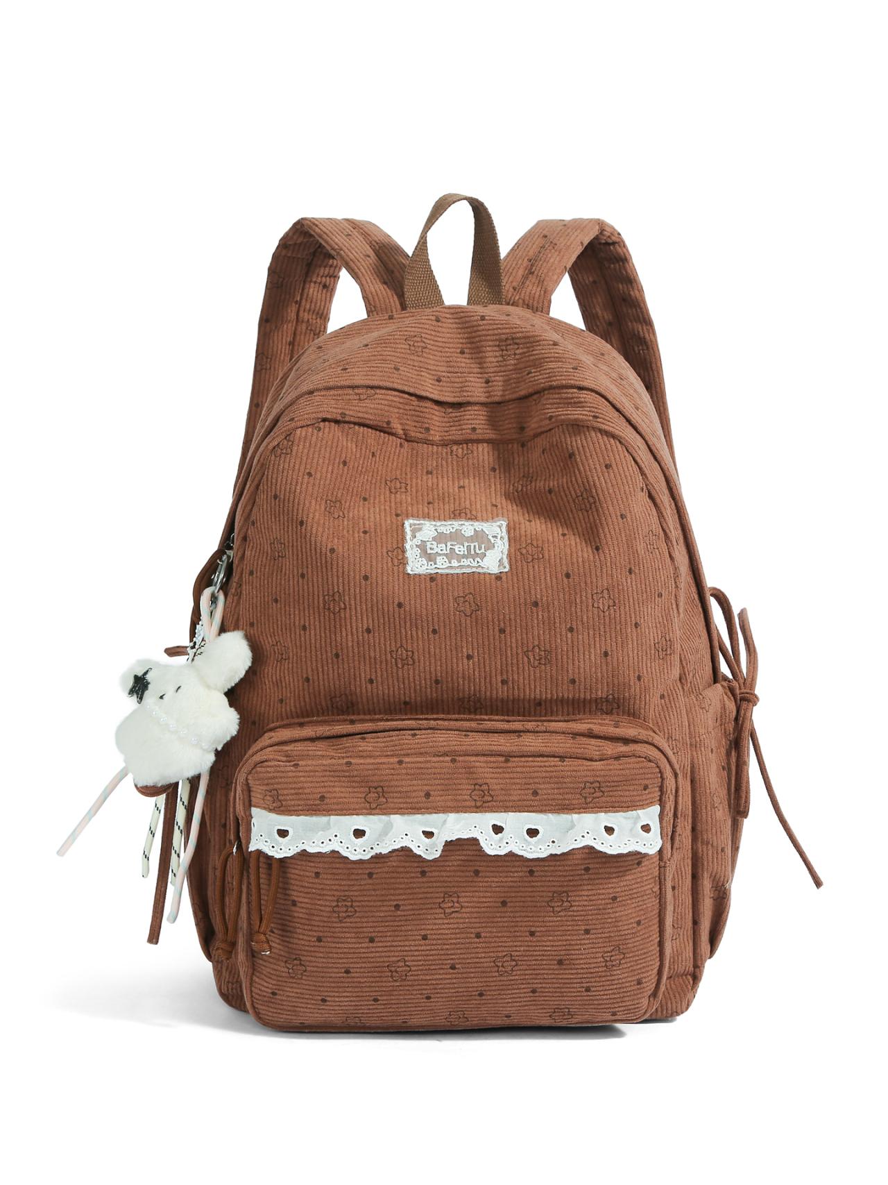Korean Version Fashion Cute Casual Large Capacity High School Student Backpack Soft Corduroy Female Girls Bookbag Daypack
Korean Version Fashion Cute Casual Large Capacity High School Student Backpack Soft Corduroy Female Girls Bookbag Daypack