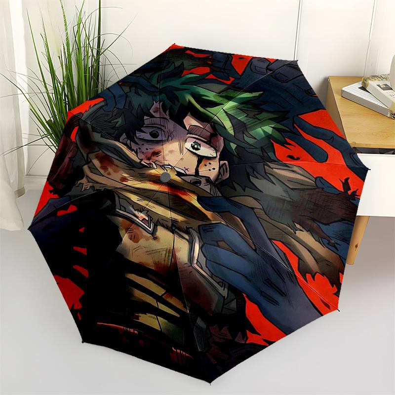 1pc My Hero Academia Izuku Midoriya Deku Outdoor Umbrella - Automatic Opening/Closing, Portable 3-Fold Design with 8-Rib Iron Frame - Perfect Gift for
1pc My Hero Academia Izuku Midoriya Deku Outdoor Umbrella - Automatic Opening/Closing, Portable 3-Fold Design with 8-Rib Iron Frame - Perfect Gift for