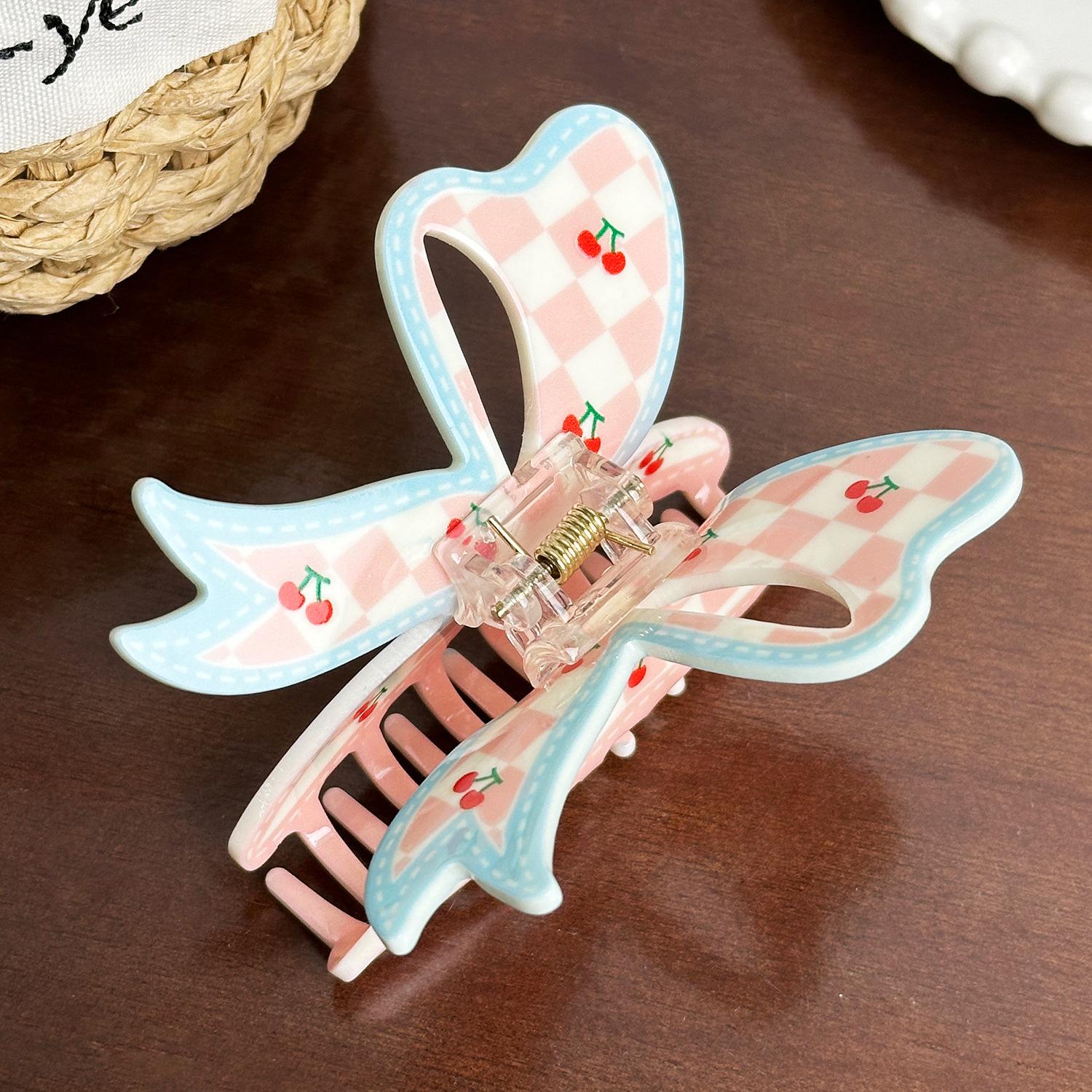 Chic Floral Multicolored Bow Hair Grips Perfect For Summer Fashion Trends 2024 In Cherry Butterfly
Chic Floral Multicolored Bow Hair Grips Perfect For Summer Fashion Trends 2024 In Cherry Butterfly