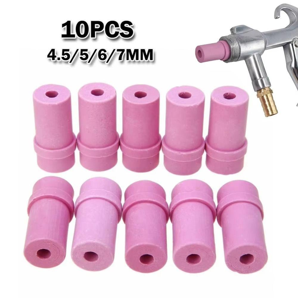 10Pcs 4.5/5/6/7mm Sandblaster Nozzle Wear-resistant Pneumatic Blasting Tools for Air Cleaning Parts 10Pcs 4.5MM
10Pcs 4.5/5/6/7mm Sandblaster Nozzle Wear-resistant Pneumatic Blasting Tools for Air Cleaning Parts 10Pcs 4.5MM
