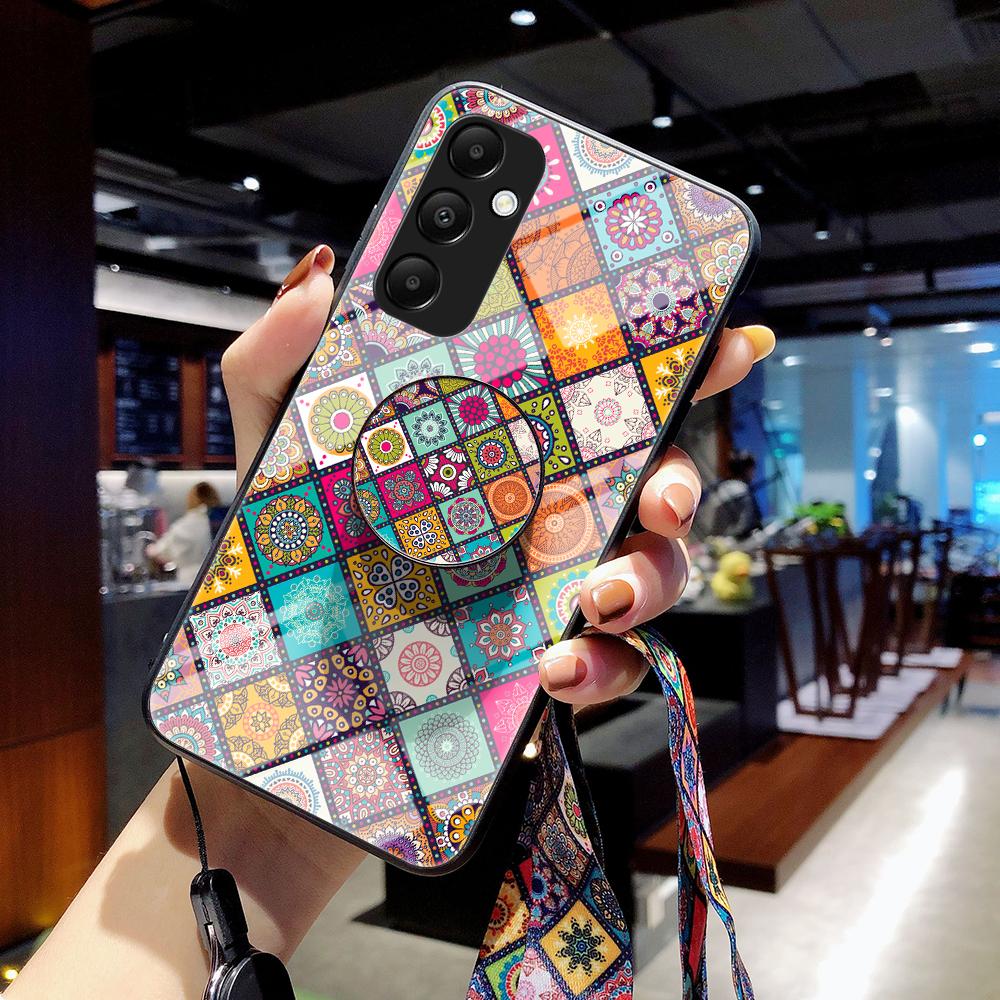 For Samsung Galaxy A35 5G Kickstand Case Tempered Glass+PC+TPU Phone Cover Checkered Pattern
For Samsung Galaxy A35 5G Kickstand Case Tempered Glass+PC+TPU Phone Cover Checkered Pattern