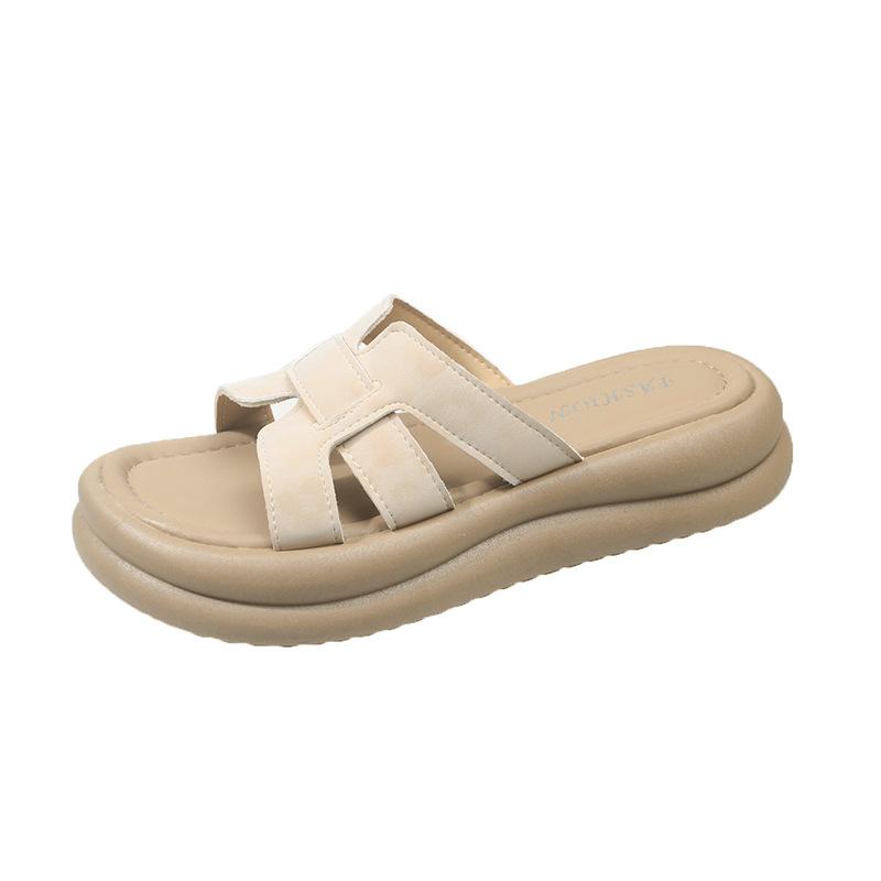 New cool slippers women s summer outer wear thick-bottomed silver French style fairy height increase fashion solid color beach one-word 35
New cool slippers women s summer outer wear thick-bottomed silver French style fairy height increase fashion solid color beach one-word 35