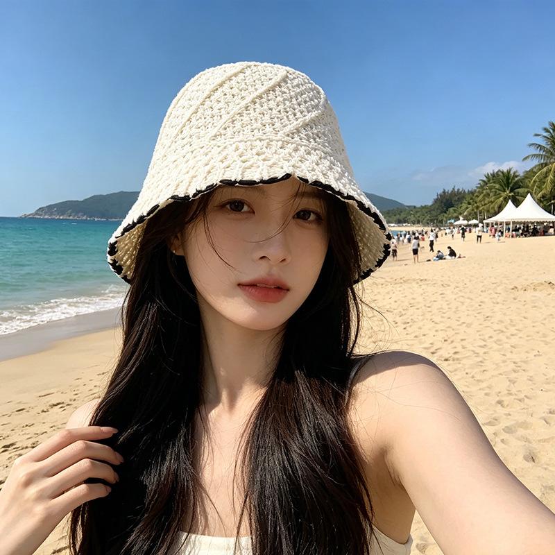 Sunshade washbasin hat Korean version is pastoral lace hollow versatile bucket hat M(56-58cm)
Sunshade washbasin hat Korean version is pastoral lace hollow versatile bucket hat M(56-58cm)