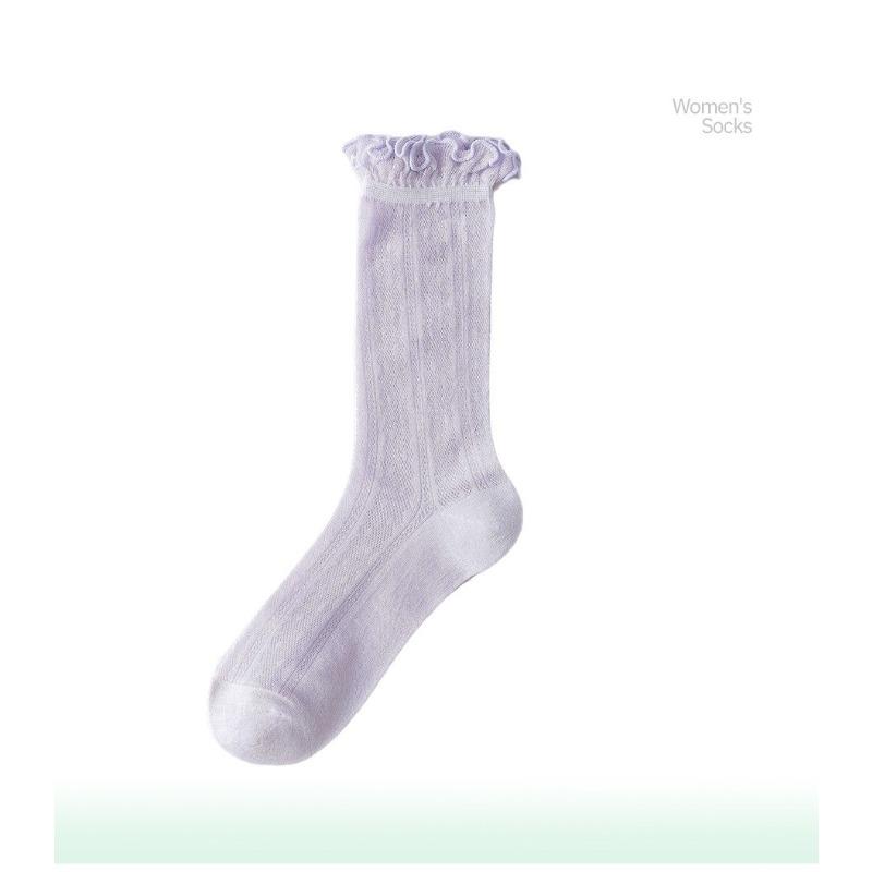 Silk Stockings for Children, Thin Style, Lace Mesh, Breathable, Anti-slip, Ear Fungus Patterned, Pile-up Stockings 1 pair світло-фіолетового кольору
Silk Stockings for Children, Thin Style, Lace Mesh, Breathable, Anti-slip, Ear Fungus Patterned, Pile-up Stockings 1 pair світло-фіолетового кольору