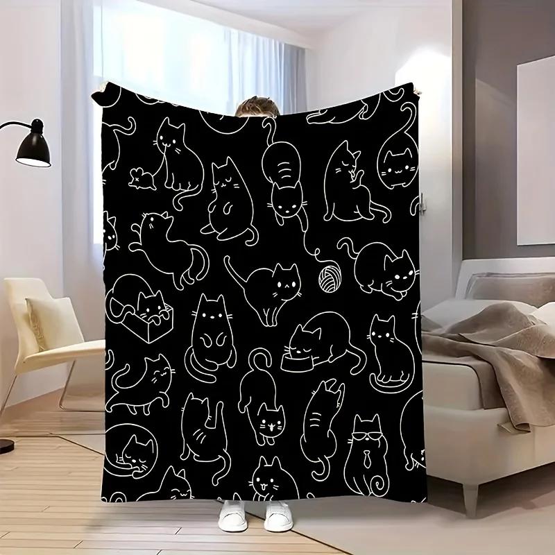 Cute Black White Kitten Flannel Blanket Soft Warm AllSeason Throw for SofaBedOfficeTravel Perfect Gift for Cat Lovers 100x150cm
Cute Black White Kitten Flannel Blanket Soft Warm AllSeason Throw for SofaBedOfficeTravel Perfect Gift for Cat Lovers 100x150cm