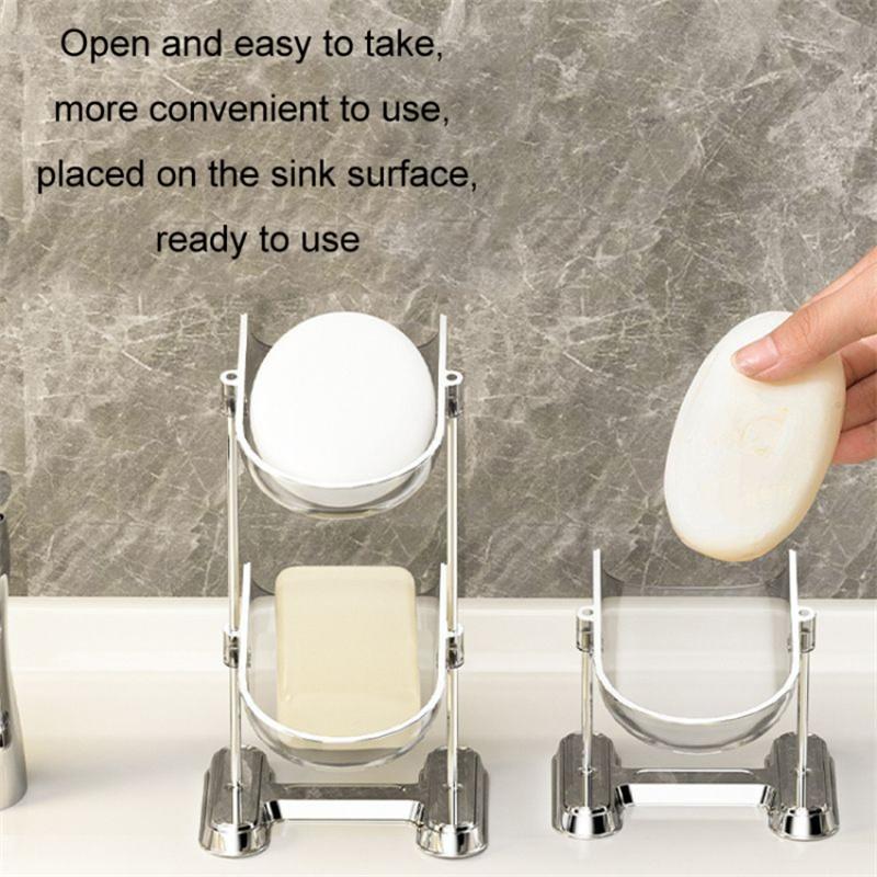 Single Layer Draining Soap Dish Soap Holder Tray Electroplating Storage Shelf Bathroom Supplies Creamy White
Single Layer Draining Soap Dish Soap Holder Tray Electroplating Storage Shelf Bathroom Supplies Creamy White