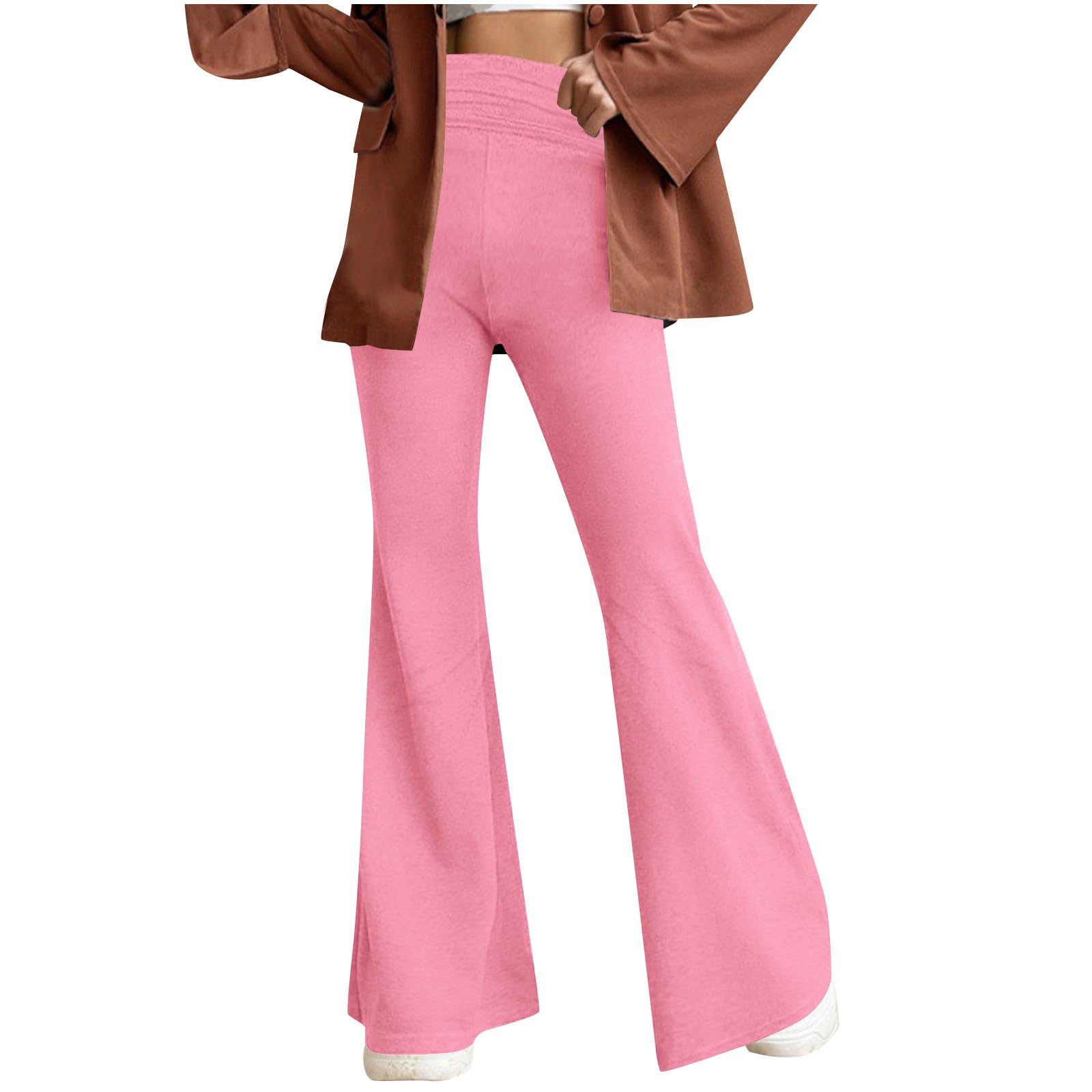 Women s Fashion Casual Slim Look Comfortable Flared Pants High Waist Solided Color Trousers S рожевий
Women s Fashion Casual Slim Look Comfortable Flared Pants High Waist Solided Color Trousers S рожевий