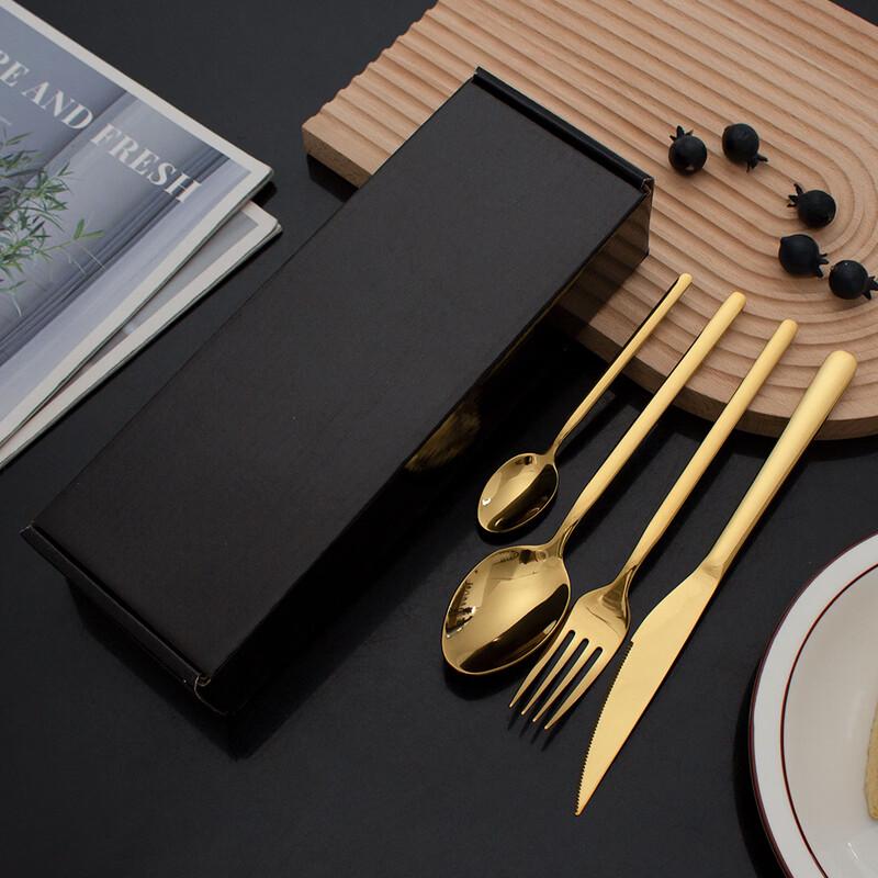 Gold Polished Stainless Steel Cutlery Set
Gold Polished Stainless Steel Cutlery Set