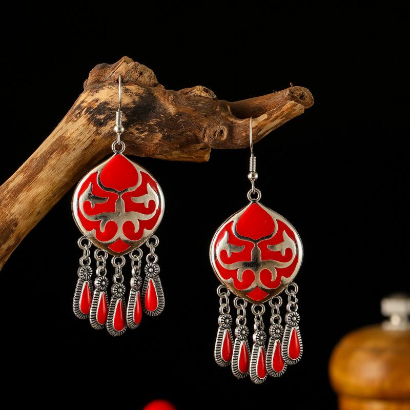 New Ethnic Fire Totem Earrings for Women Creative Design Short Style Enamel Vintage Water Drop Earrings Party Daily Jewelry красный
New Ethnic Fire Totem Earrings for Women Creative Design Short Style Enamel Vintage Water Drop Earrings Party Daily Jewelry красный