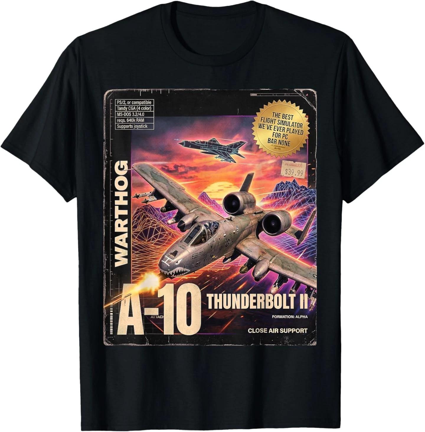 A-10 Warthog Fictional PC Game Box Front and Back Y2K Style T-Shirt 3XL
A-10 Warthog Fictional PC Game Box Front and Back Y2K Style T-Shirt 3XL