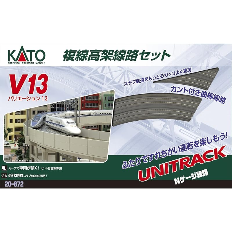 KATO N gauge V13 Двухпутный эстакадный набор R414/381 20-872 набор железнодорожных рельсов для макета
KATO N gauge V13 Двухпутный эстакадный набор R414/381 20-872 набор железнодорожных рельсов для макета