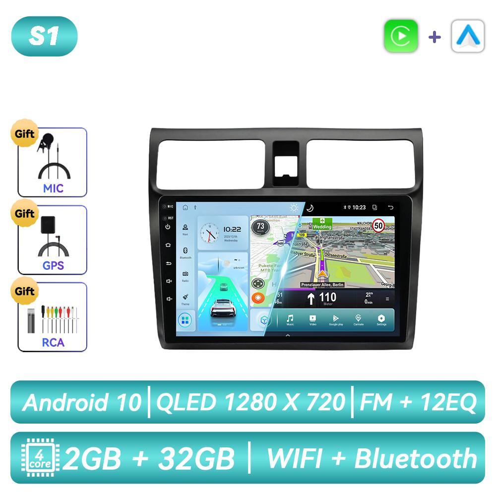 For Suzuki Swift 2003 - 2010 Android Car Radio Multimedia Video Player Navigation GPS Carplay Touch Screen Auto Stereo Intelligent Systems 4CORE 2G 32G
For Suzuki Swift 2003 - 2010 Android Car Radio Multimedia Video Player Navigation GPS Carplay Touch Screen Auto Stereo Intelligent Systems 4CORE 2G 32G