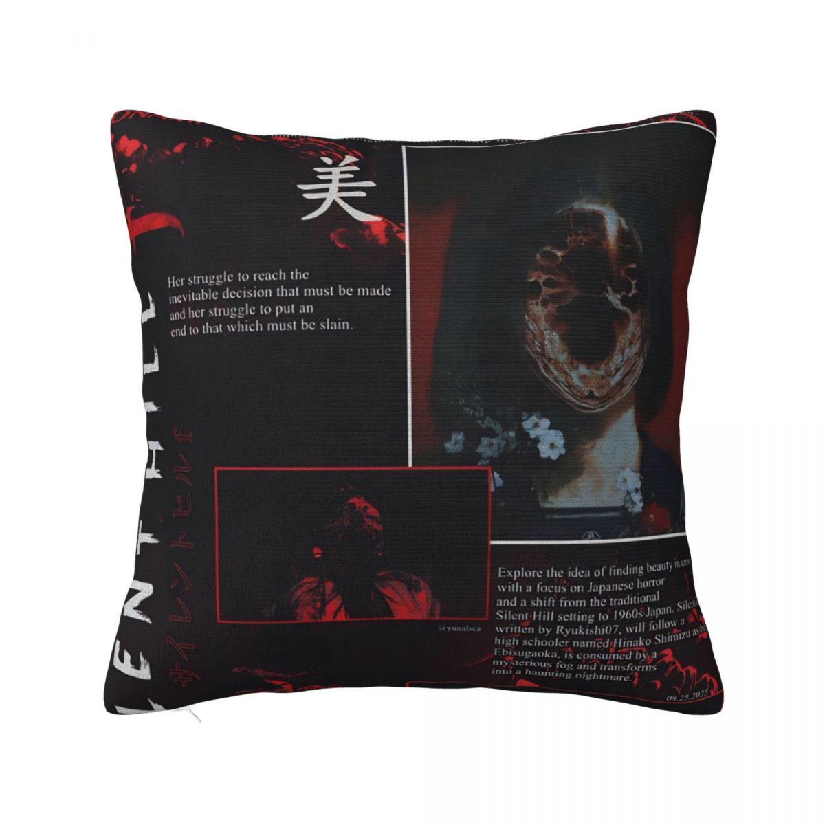 Silent Hill F Game Hinako Pillow Cover Funny Pillow Case Square Graphic Cushion Cover Pillowcases For Office Car Home Decorative 12x12Inch
Silent Hill F Game Hinako Pillow Cover Funny Pillow Case Square Graphic Cushion Cover Pillowcases For Office Car Home Decorative 12x12Inch