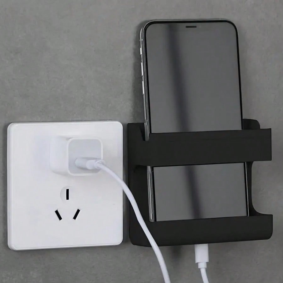 Wall Mounted Remote Control Storage Box, Mobile Phone Charging Bracket, Enclosure Type Storage Rack 1pc Black різнокольоровий
Wall Mounted Remote Control Storage Box, Mobile Phone Charging Bracket, Enclosure Type Storage Rack 1pc Black різнокольоровий