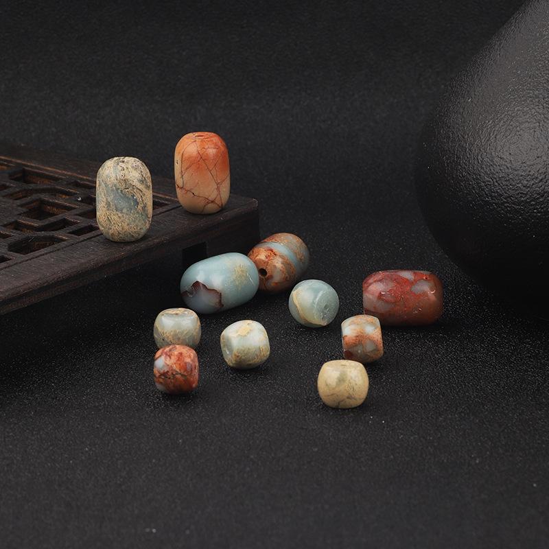 Grade A Shoushan Stone Drum Beads: DIY Natural Seal Accessories for Jewelry. 6*8mm (Waist Beads)
Grade A Shoushan Stone Drum Beads: DIY Natural Seal Accessories for Jewelry. 6*8mm (Waist Beads)