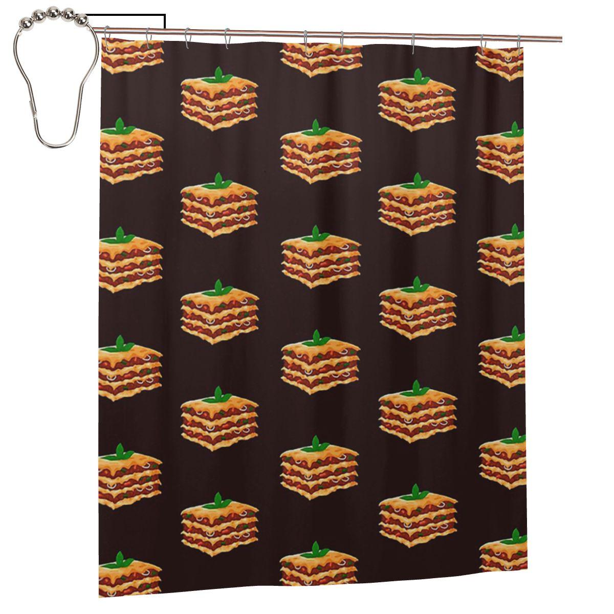Italian Lasagna 1 Shower Curtain Bathroom Polyester Waterproof Bath Curtains With Hooks W60H190(CM)-1 Pcs
Italian Lasagna 1 Shower Curtain Bathroom Polyester Waterproof Bath Curtains With Hooks W60H190(CM)-1 Pcs