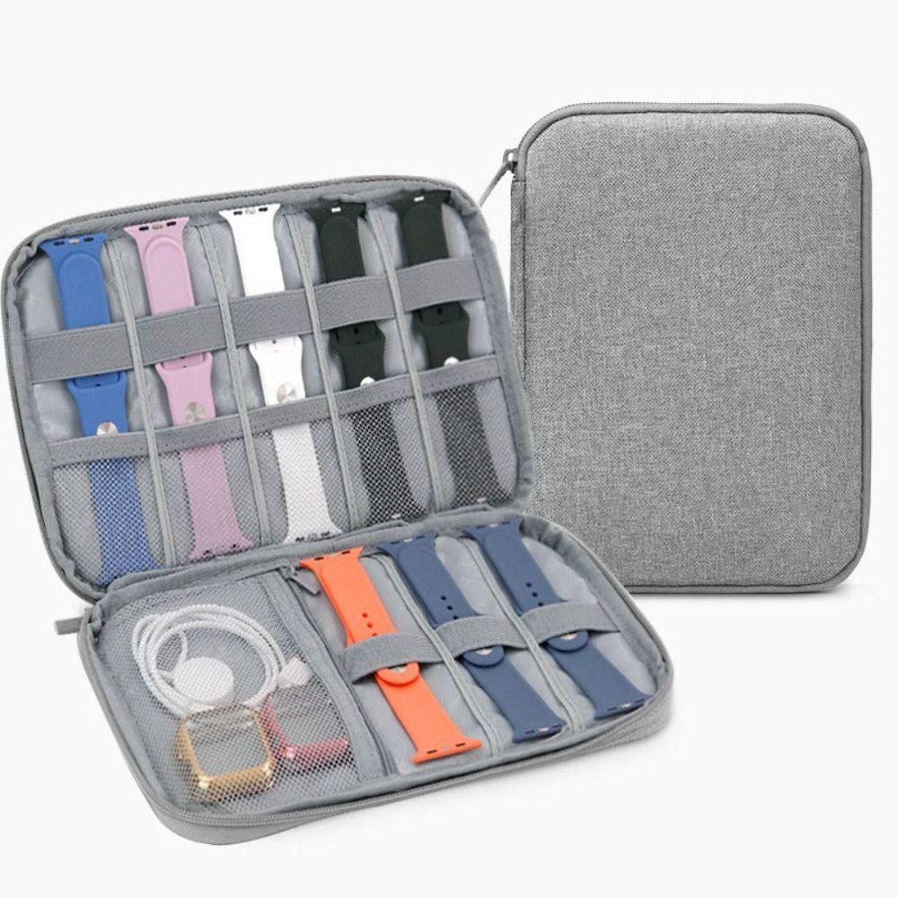 MultiColors Watchband Organizer Multifunction Watchband Pouch Data Cable Storage Bag Watch Grey
MultiColors Watchband Organizer Multifunction Watchband Pouch Data Cable Storage Bag Watch Grey