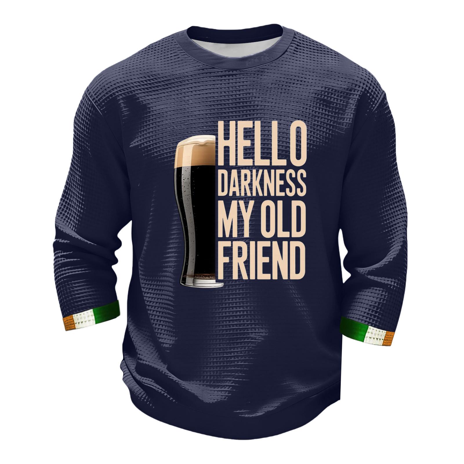 Men s Fashion Long Sleeve T-Shirt St. Patrick s Day Shirt XXXXL Темно-синій
Men s Fashion Long Sleeve T-Shirt St. Patrick s Day Shirt XXXXL Темно-синій